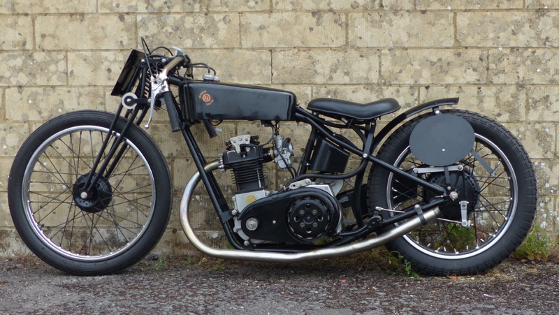 Wadkin-Snaith Brooklnands SS vintage motorcycle for sale seen without the Brooklands can